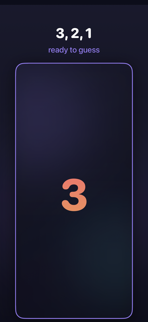 Countdown before the song starts